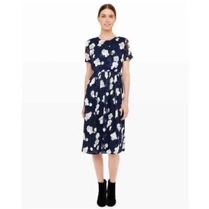Club Monaco Lutecia Dress Floral Short Sleeve Dress Size 00